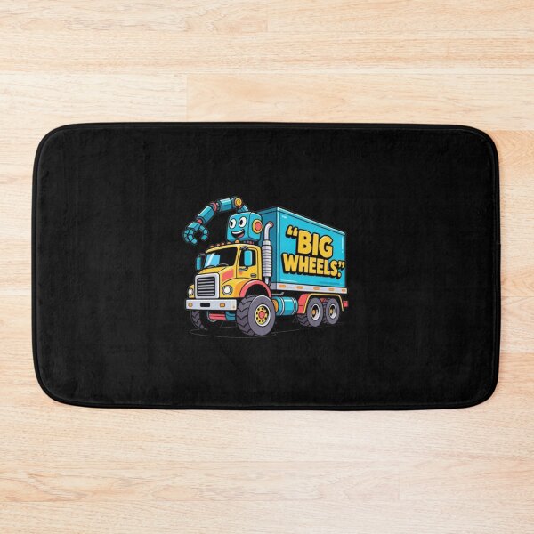 Item preview, Big Wheels – Funny Truck Robot Cartoon Design designed and sold by GraphGUY.