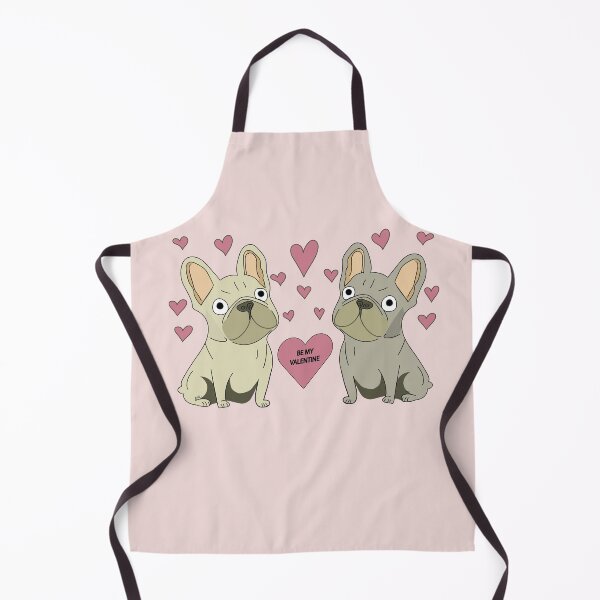 Item preview, Be my Valentine French Bulldog couple designed and sold by Mountain-Point.