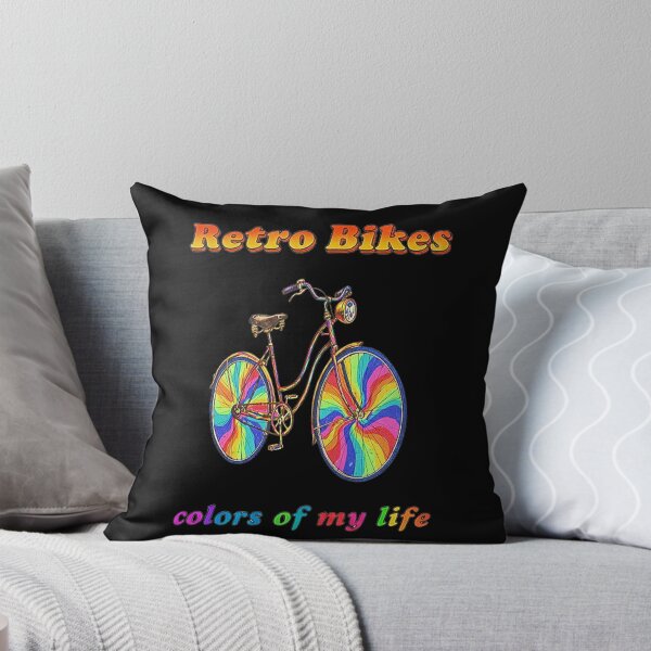 Item preview, Retro Psychedelic Bicycle – Colors Of My Life designed and sold by Stefanrajzer.
