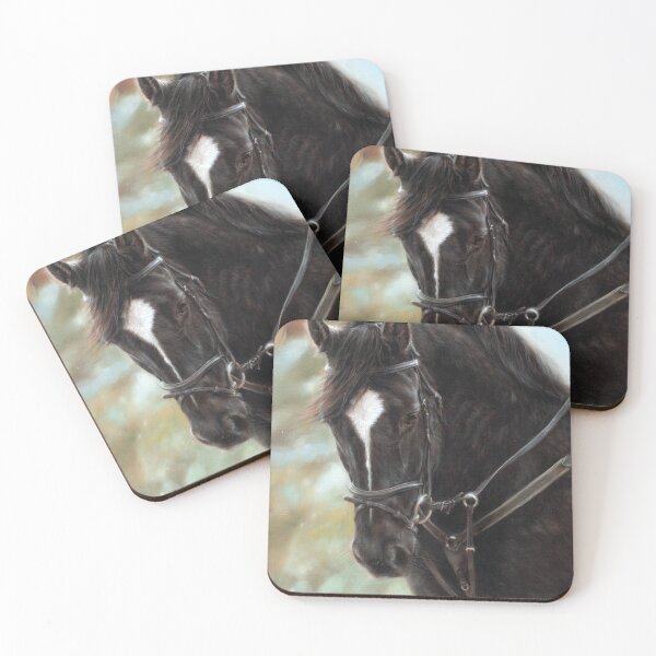 Item preview, Ietse, black horse [commissioned] designed and sold by marjoleinkruijt.