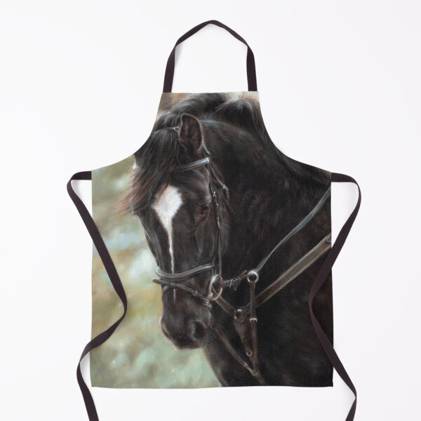 Item preview, Ietse, black horse [commissioned] designed and sold by marjoleinkruijt.