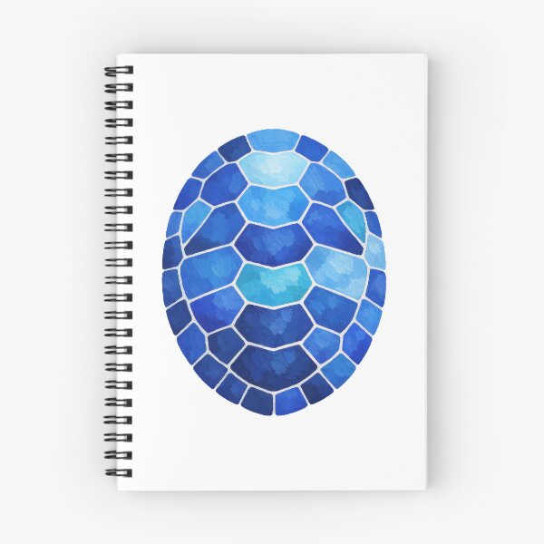 Item preview, Geometric Blue Turtle Shell Mosaic Pattern designed and sold by zoughlal.