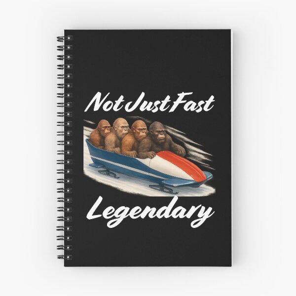 Item preview, Bigfoot Bobsled Team, Not Just Fast... Legendary designed and sold by SquirrelDesignLLC.