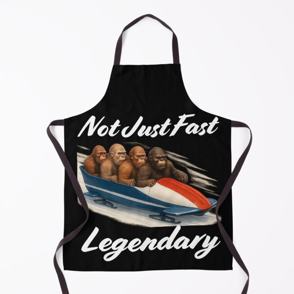 Item preview, Bigfoot Bobsled Team, Not Just Fast... Legendary designed and sold by SquirrelDesignLLC.