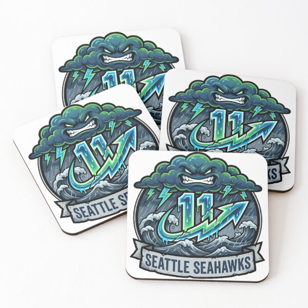 Item preview, Seahawks #11 - Fierce Electric Lightning - Cartoon Energy Design designed and sold by Pandora´s Box.