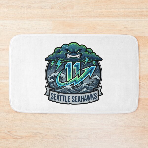 Item preview, Seahawks #11 - Fierce Electric Lightning - Cartoon Energy Design designed and sold by Pandora´s Box.