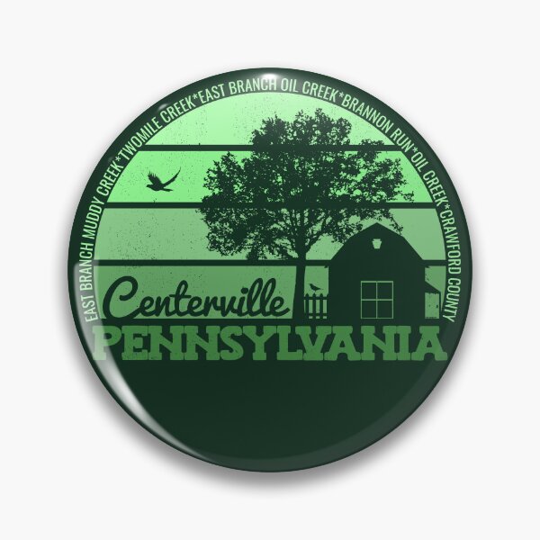 Item preview, Centerville Pennsylvania Sunset Retro Vintage Local Pride Logo designed and sold by CRHPOD20.