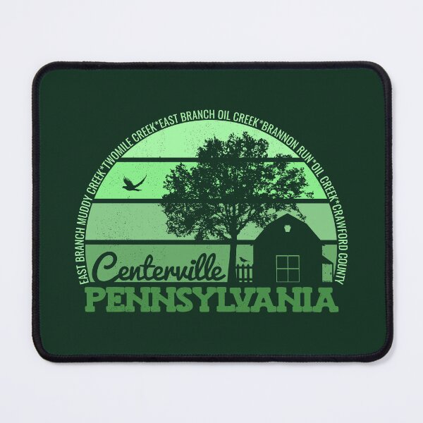 Item preview, Centerville Pennsylvania Sunset Retro Vintage Local Pride Logo designed and sold by CRHPOD20.