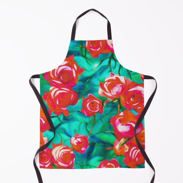 Item preview, Lush Rose Cluster Painting for Maximalist Flower Lovers designed and sold by WildStroke.
