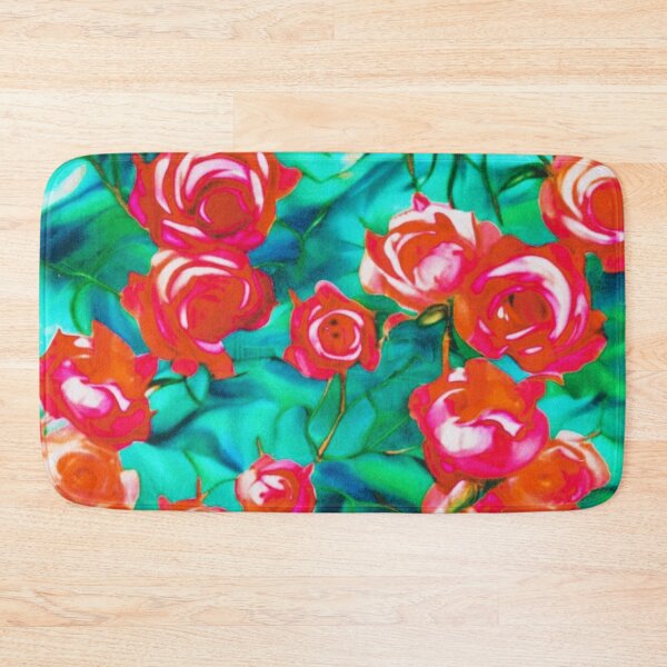 Item preview, Lush Rose Cluster Painting for Maximalist Flower Lovers designed and sold by WildStroke.