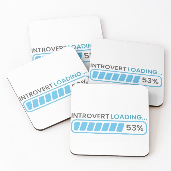 Item preview, Introvert Loading… 53% – Funny Relatable designed and sold by IbrahimArt2.