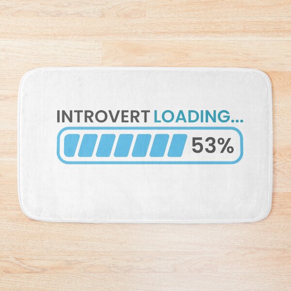 Item preview, Introvert Loading… 53% – Funny Relatable designed and sold by IbrahimArt2.