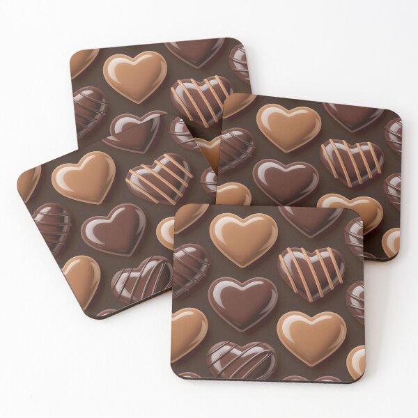 Item preview, Chocolate Heart Candies Pattern  designed and sold by SellingWSarah17.