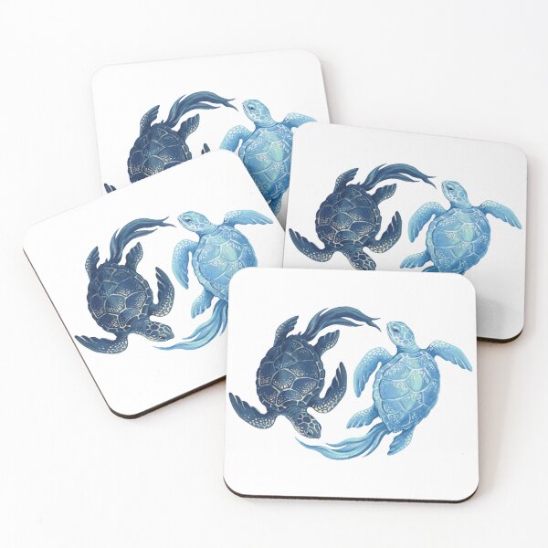Item preview, Yin Yang Sea Turtle Circle Dance designed and sold by zoughlal.