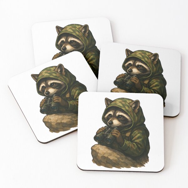 Item preview, Tactical raccoon designed and sold by RAWLIFEGRAPHIC.