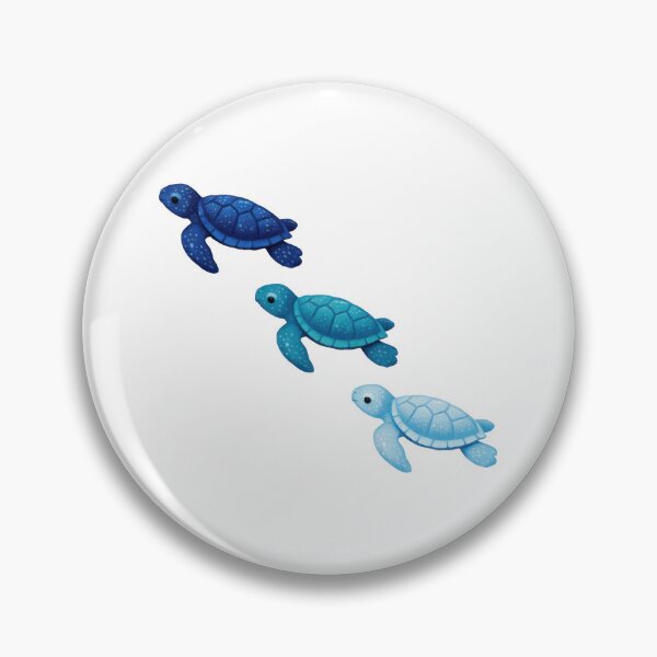Item preview, Three Baby Sea Turtles Swimming Line designed and sold by zoughlal.