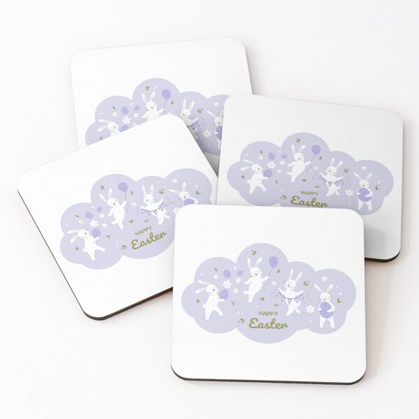 Item preview, Happy Easter, Bunnies, Rabbits, Eggs, Flowers, Flags designed and sold by CHERRY--SHOP.