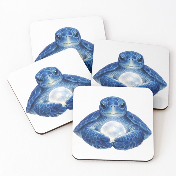Item preview, Sea Turtle Holding Glowing Pearl Treasure designed and sold by zoughlal.