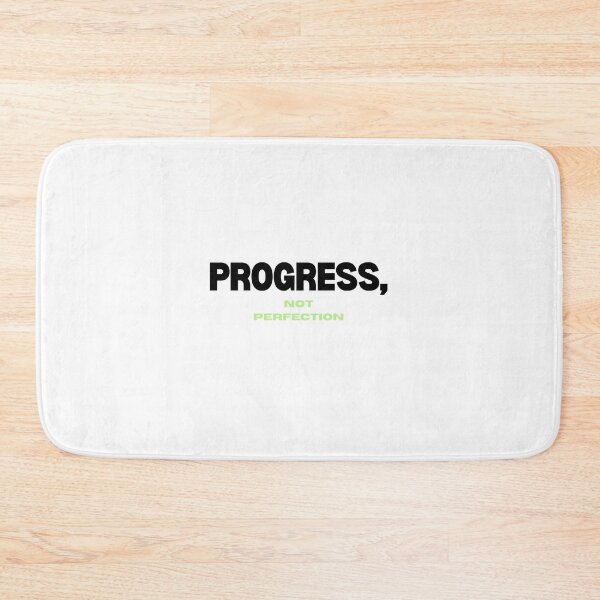 Item preview, Progress Not Perfection – Motivational Quote Design designed and sold by Designs-dg.