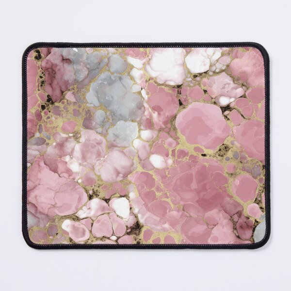 Item preview, Rose marble pattern with gold structure designed and sold by Letteraddicted.