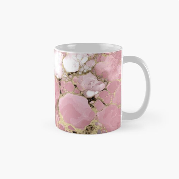 Item preview, Rose marble pattern with gold structure designed and sold by Letteraddicted.