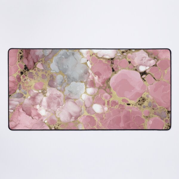 Item preview, Rose marble pattern with gold structure designed and sold by Letteraddicted.
