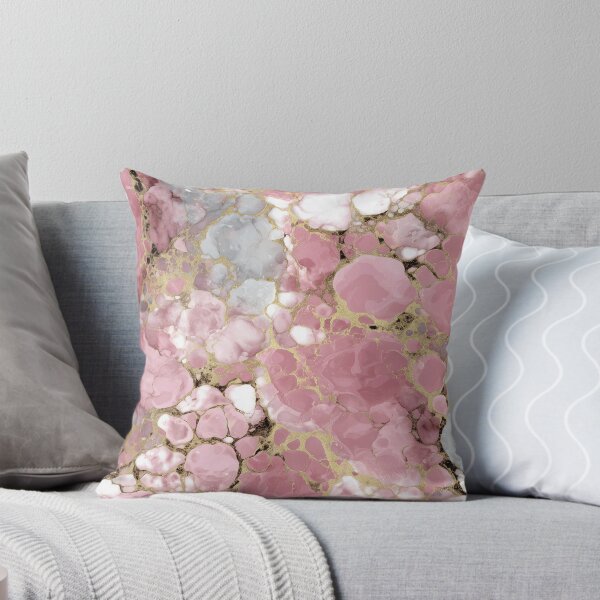 Item preview, Rose marble pattern with gold structure designed and sold by Letteraddicted.
