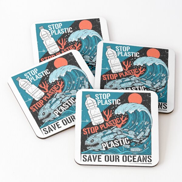 Item preview, Vintage Ocean Pollution Protest Poster designed and sold by SholoStudio.