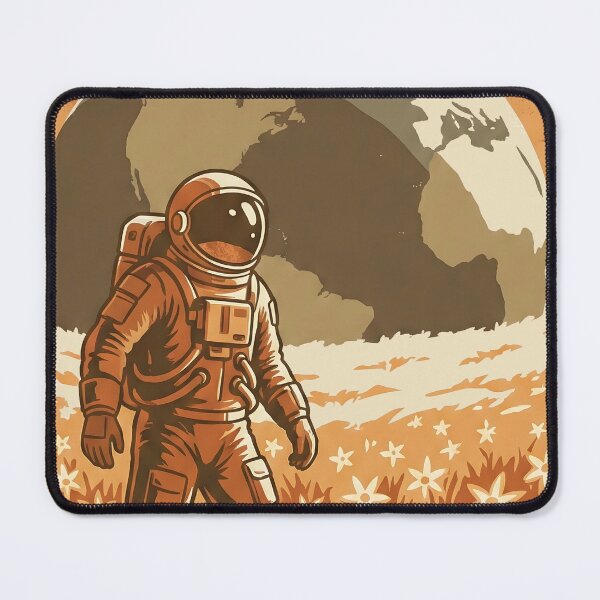 Item preview, Visit the Moon Lunar Gardens - Retro Vintage Space Travel designed and sold by AwesomeBeyondLimits.