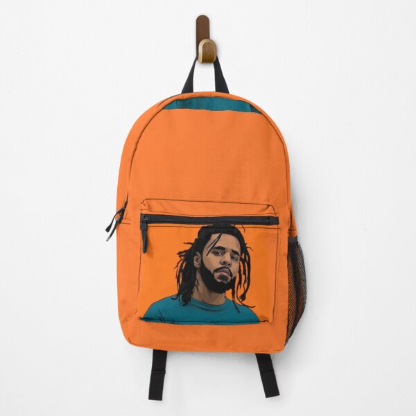 Item preview, J. Cole Inspired Minimalist Orange Background Art designed and sold by Top Tier Designs.