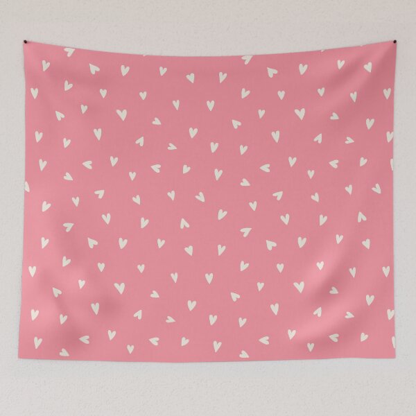 Item preview, Tiny tossed hearts | Valentine coquette cute pink design designed and sold by Illustrated by Nat.