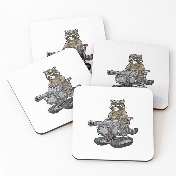 Item preview, Tactical raccoon designed and sold by RAWLIFEGRAPHIC.