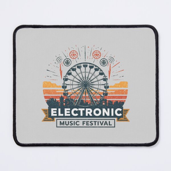 Item preview, Parookaville Inspired Electronic Music Festival Vintage Ferris Wheel Art designed and sold by phiawdesign9.
