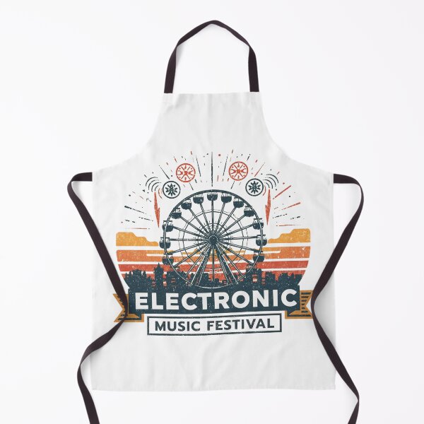 Item preview, Parookaville Inspired Electronic Music Festival Vintage Ferris Wheel Art designed and sold by phiawdesign9.