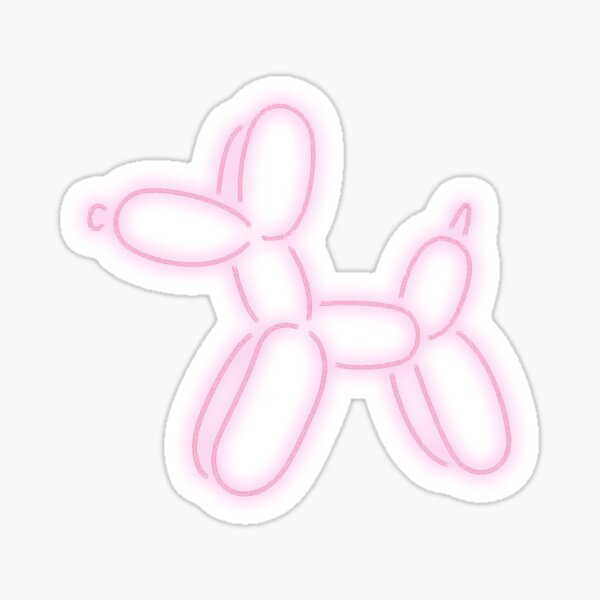 Balloon Dog Vinyl Sticker – Public School Paper Co.