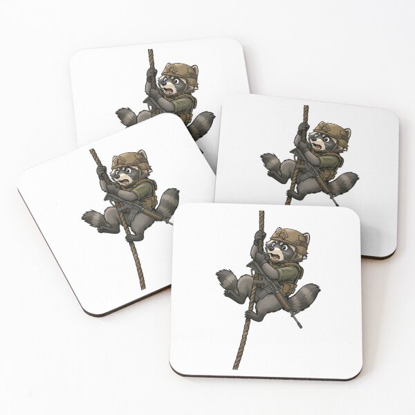 Item preview, Tactical raccoon designed and sold by RAWLIFEGRAPHIC.