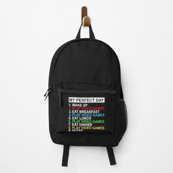 Item preview, My Perfect Day I Wake Up, Play Video Games, Eat Breakfast, Play Video Games, Eat Lunch, Play Video Games, Eat Dinner, Play Video Games, Sleep designed and sold by karmastore.