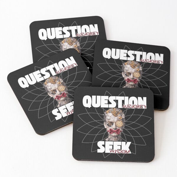 Item preview, Question Authority, Seek Wisdom Mandala designed and sold by AwarenessByDesign.