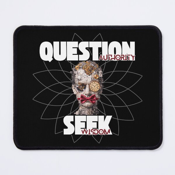 Item preview, Question Authority, Seek Wisdom Mandala designed and sold by AwarenessByDesign.