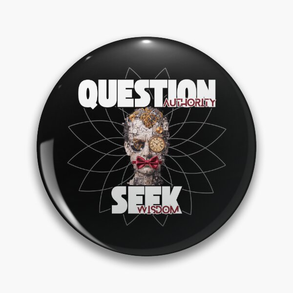 Item preview, Question Authority, Seek Wisdom Mandala designed and sold by AwarenessByDesign.