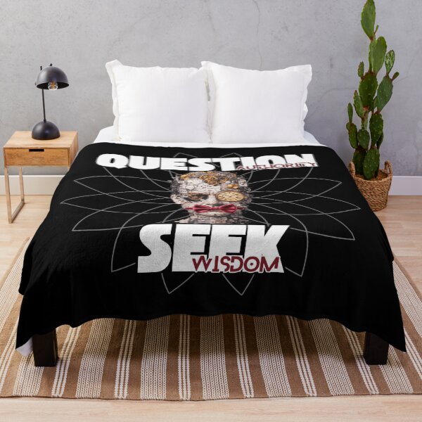 Item preview, Question Authority, Seek Wisdom Mandala designed and sold by AwarenessByDesign.