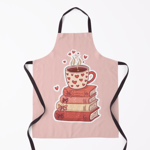 Item preview, Cozy Coffee Books Cottagecore Illustration designed and sold by MyWittyThings.