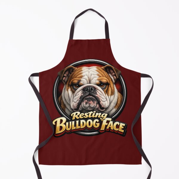 Item preview, Resting Bulldog Face designed and sold by Cats and Other Things.