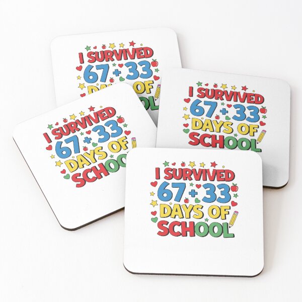 Item preview, Sobreviví 67 días más 33 de celebración en el aula escolar. designed and sold by MuniraWearify.