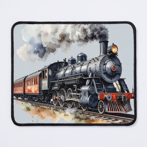 Item preview, Nostalgia on rails, steam locomotive designed and sold by LiskoDesign.