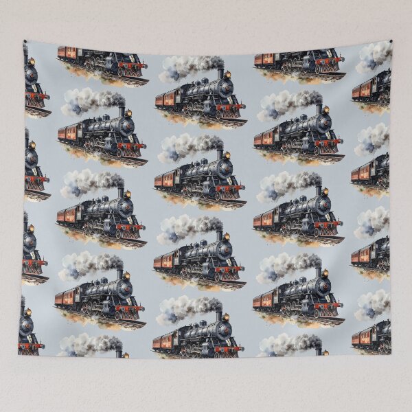 Item preview, Nostalgia on rails, steam locomotive designed and sold by LiskoDesign.