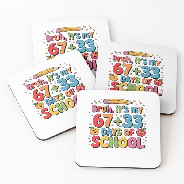Item preview, ¡Hermano, son mis 67 y 33 días de escuela! Divertido 100 días de supervivencia designed and sold by MuniraWearify.