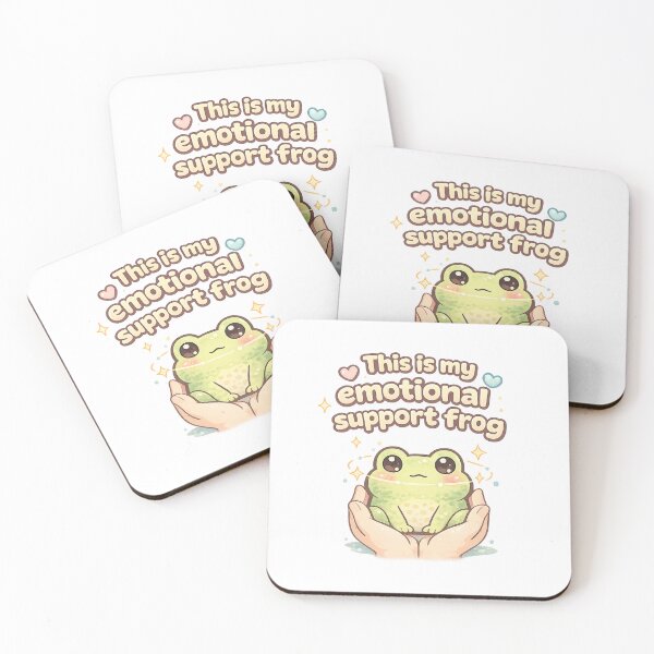 Item preview, Emotional Support Frog – Cute Comfort Frog designed and sold by Kylie’s Kanvas.