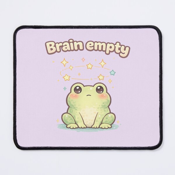 Item preview, Brain Empty Frog  designed and sold by KyliesKanvas22.