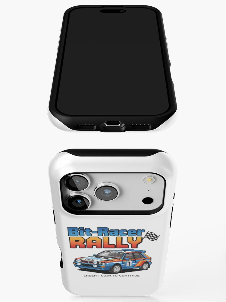 Thumbnail 3 of 4, iPhone Case, Bit-Racer Rally Retro Pixel Art Arcade Racing designed and sold by HBDStudio.